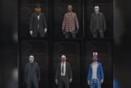 A set of player skins provided with the mod (Image via GTA5 Mods)